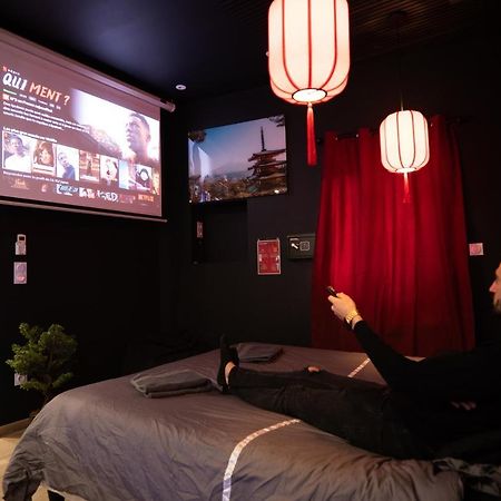 Capsule Japon - Jacuzzi - Netflix & Ecran Cinema - Xbox Apartment Trith-Saint-Leger Exterior photo