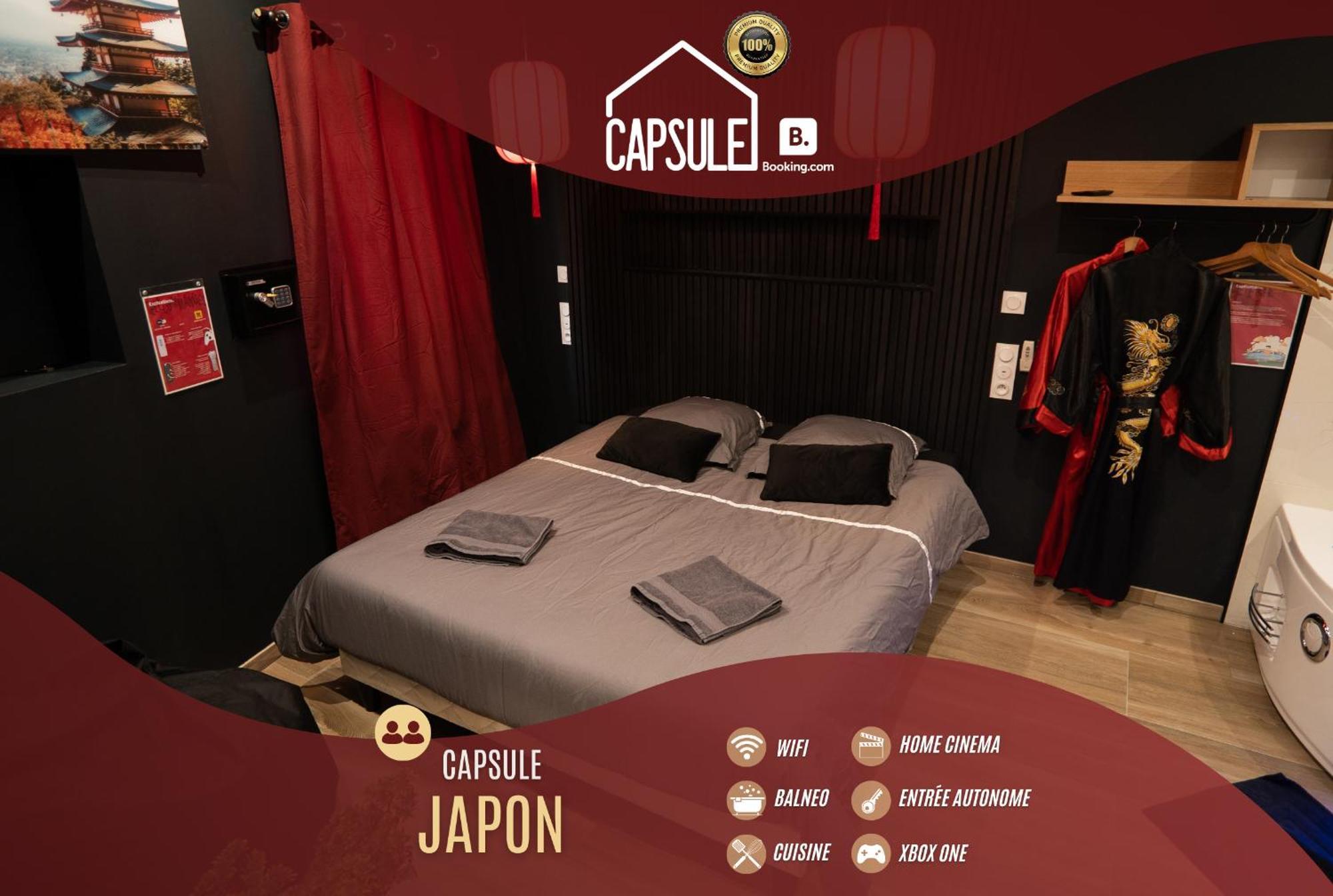 Capsule Japon - Jacuzzi - Netflix & Ecran Cinema - Xbox Apartment Trith-Saint-Leger Exterior photo